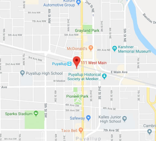 puyallup office location map